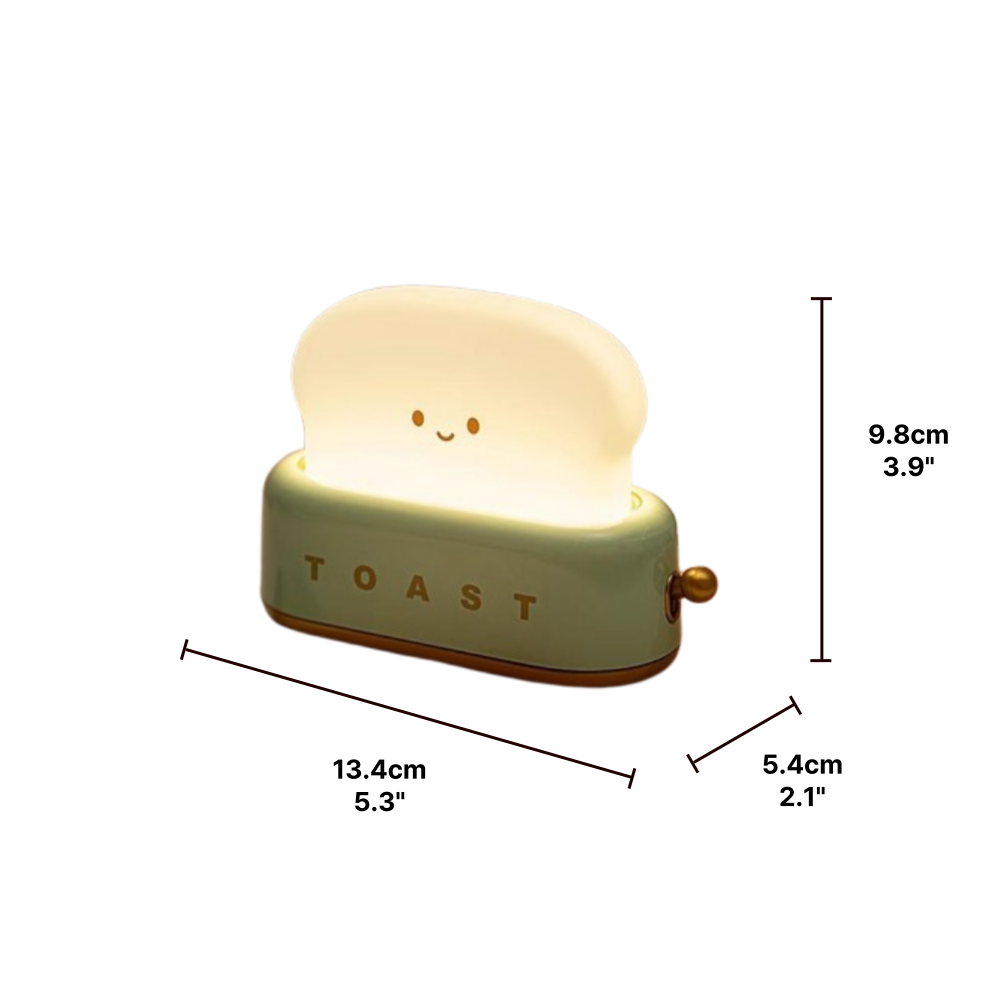 Cute Toast Night Light
