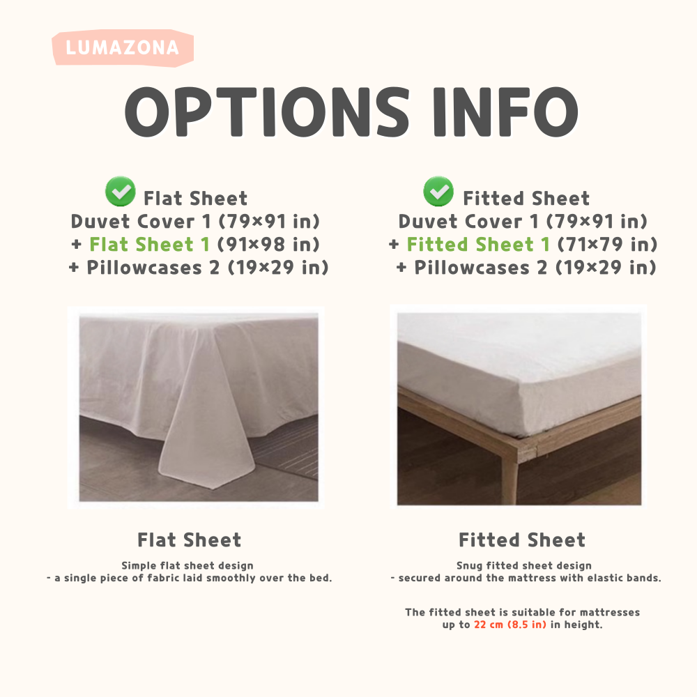 Solid-Color Bedding Set Duvet Cover & Sheet (4Pieces), Breathable & Fade-Resistant for Dorms and Home