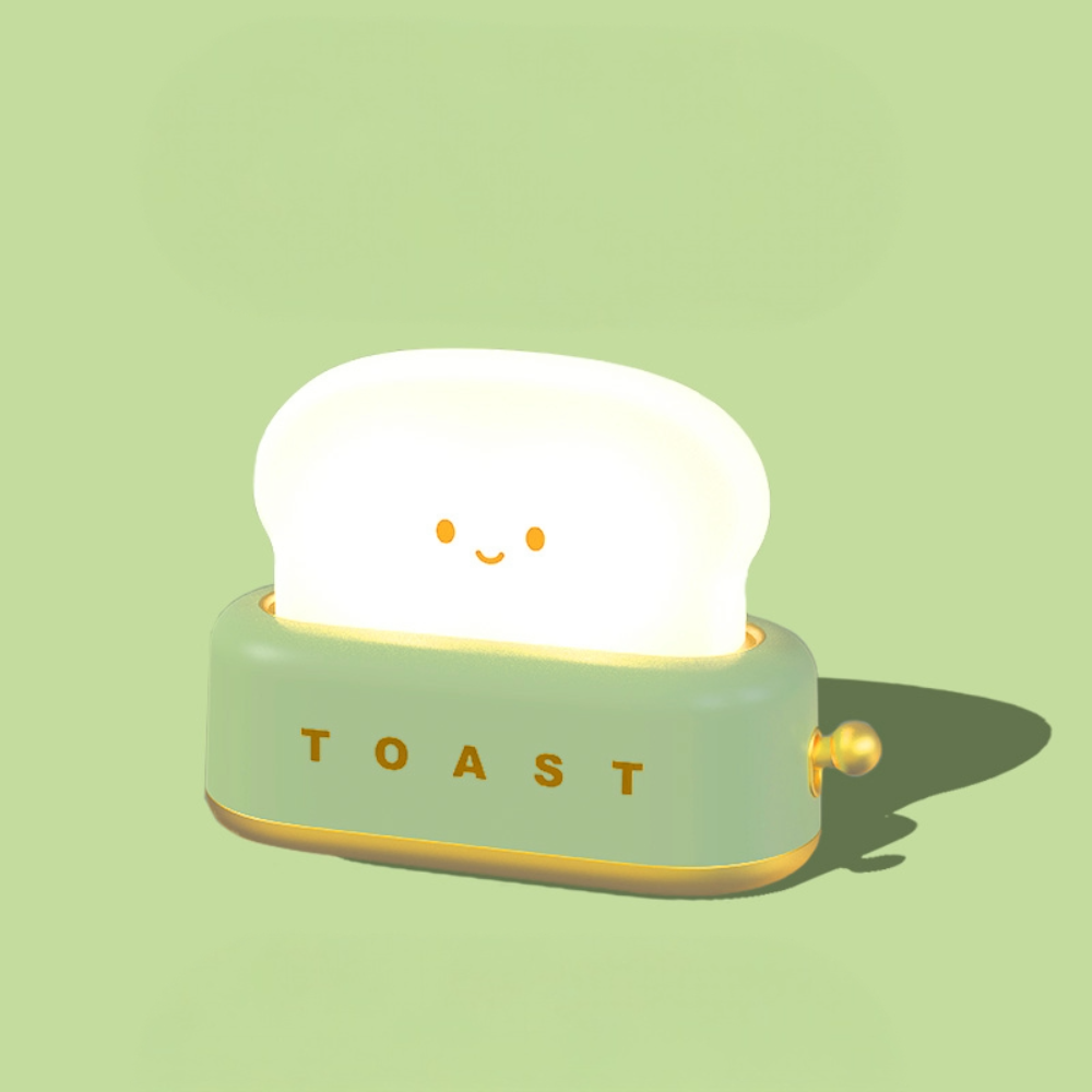 Cute Toast Night Light