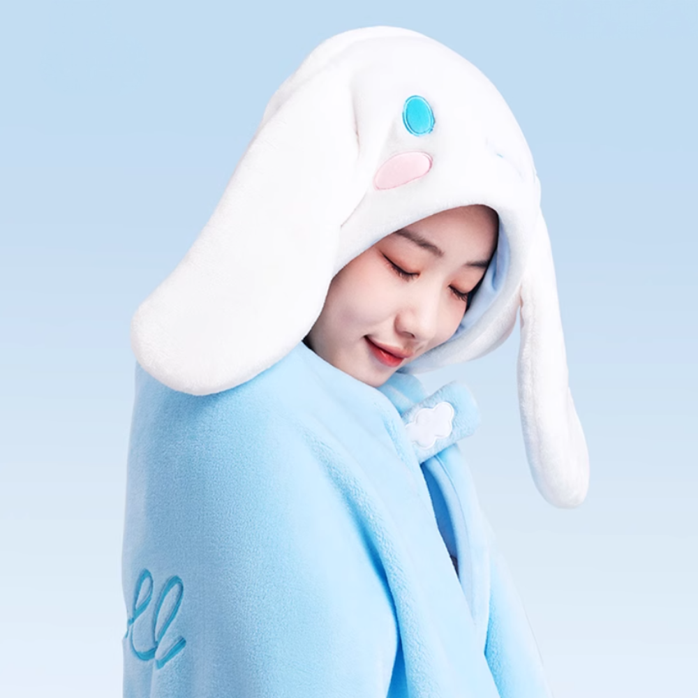 Cinnamoroll Hooded Blanket