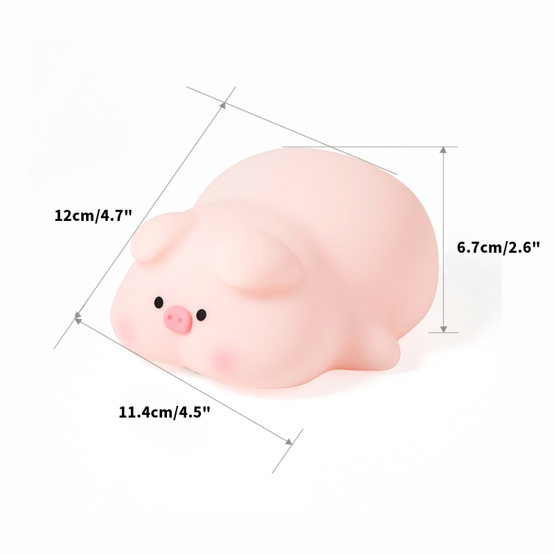 Piggy Mood Light Soft Silicone Touch Lamp