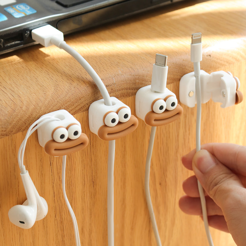 Cute Big Mouth Magnetic Cable Holders