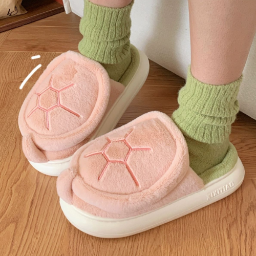 Kawaii Turtle Slippers Soft Foam House Slides with Non-Slip Sole, Cozy Cute Home Shoes for Women & Teens