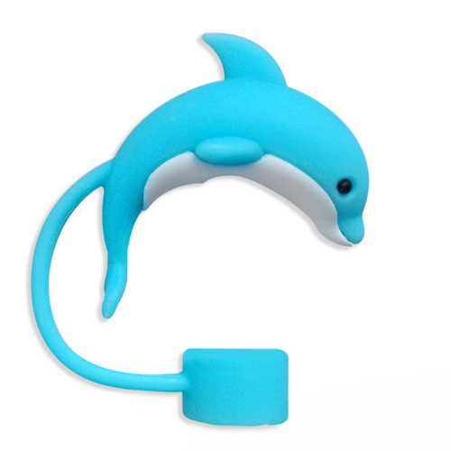 Kawaii Turtle Straw Cap for 10 mm Reusable Straws, Fits Stanley Cup Straws, Soft PVC Silicone Dust Guard Topper