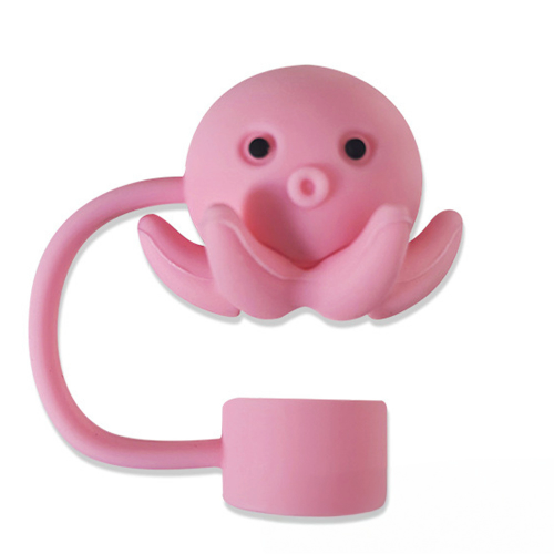 Kawaii Turtle Straw Cap for 10 mm Reusable Straws, Fits Stanley Cup Straws, Soft PVC Silicone Dust Guard Topper