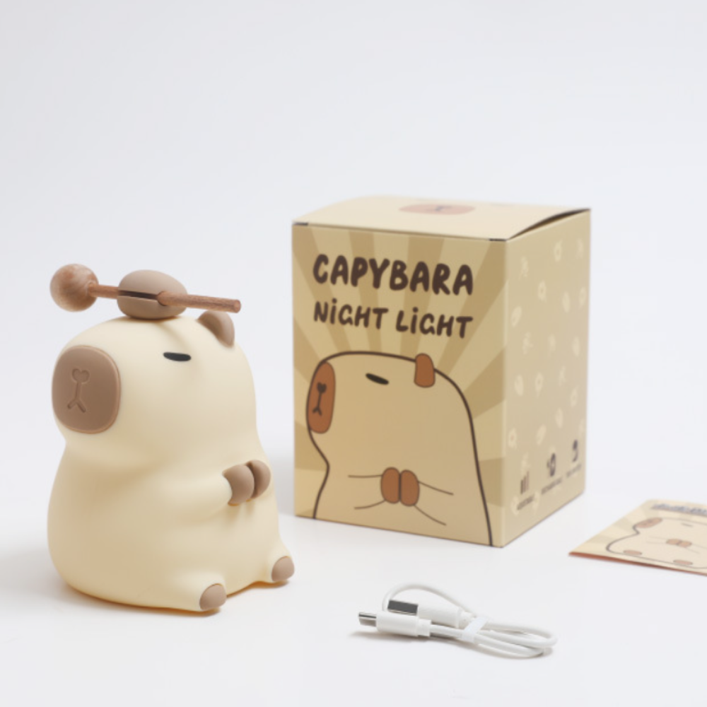 Kapibala Mood Light - Soft Silicone Mood Lamp with Tap Control
