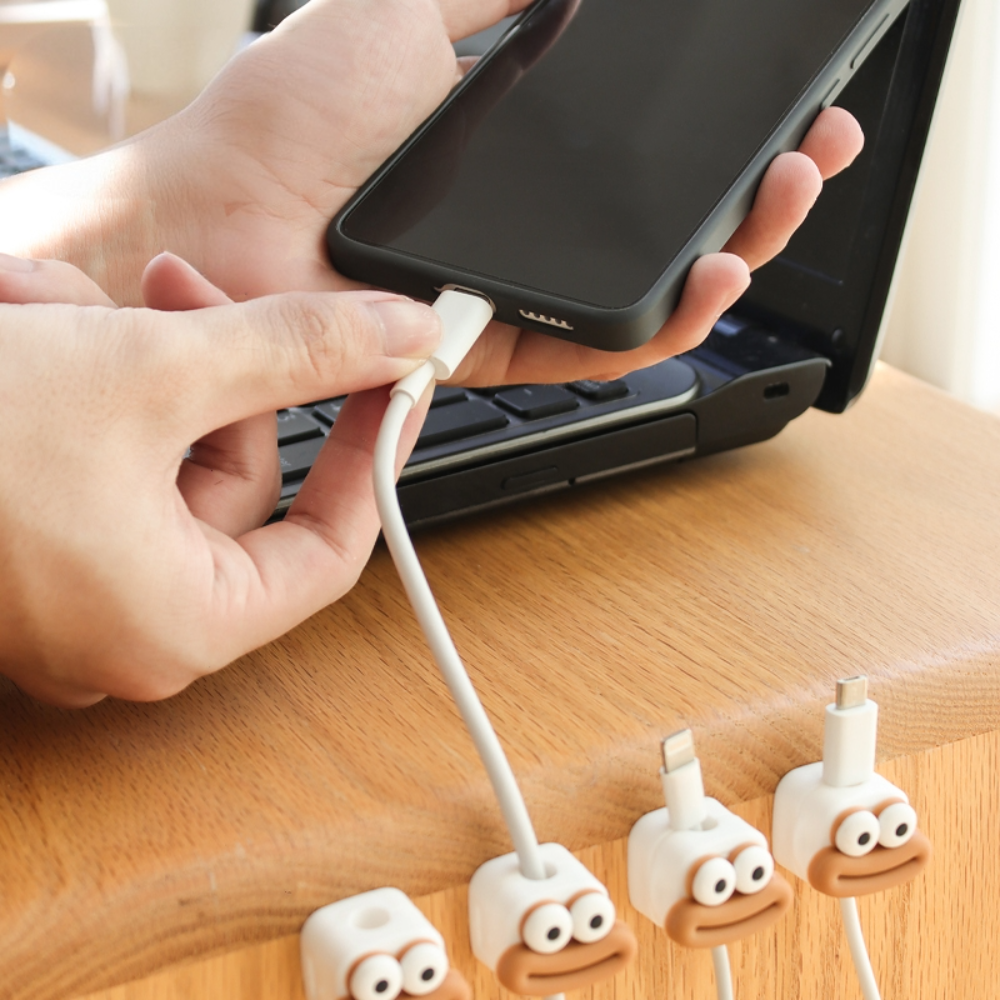 Cute Big Mouth Magnetic Cable Holders