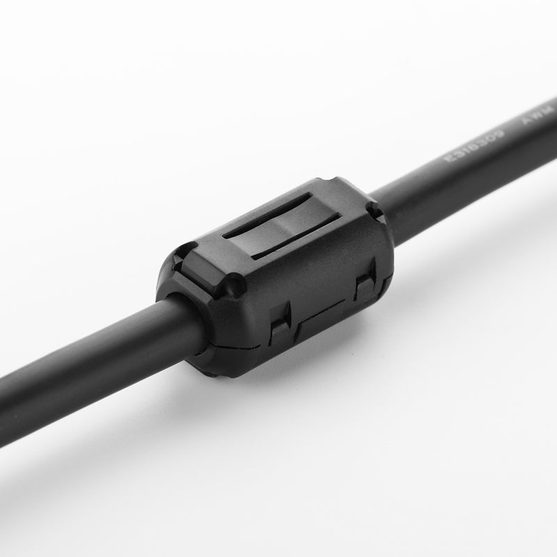 Snap-Back Ferrite Core for Cable Management 2 Sizes for Clean Desk Setups