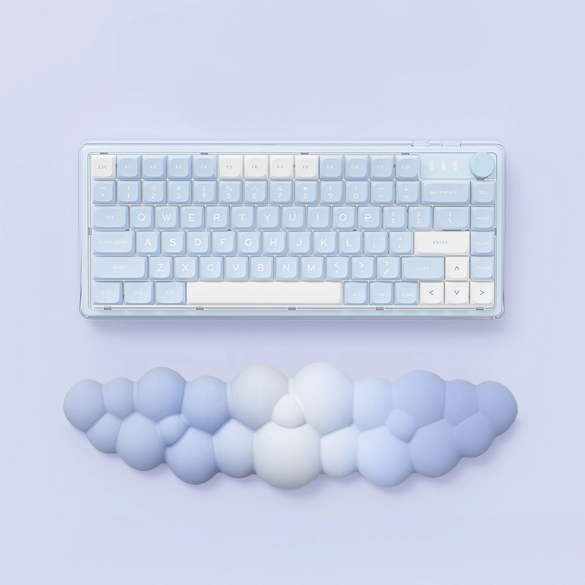 Cloud Wrist Rest Keyboard Soft Silicone Hand Cushion for Desk Setup