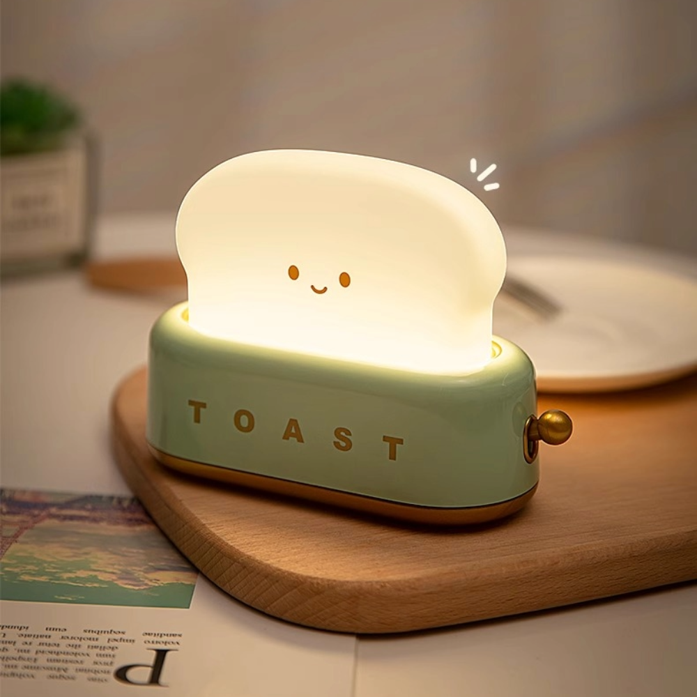 Cute Toast Night Light