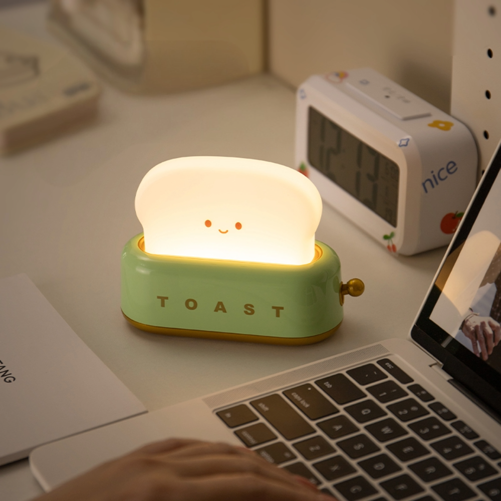 Cute Toast Night Light