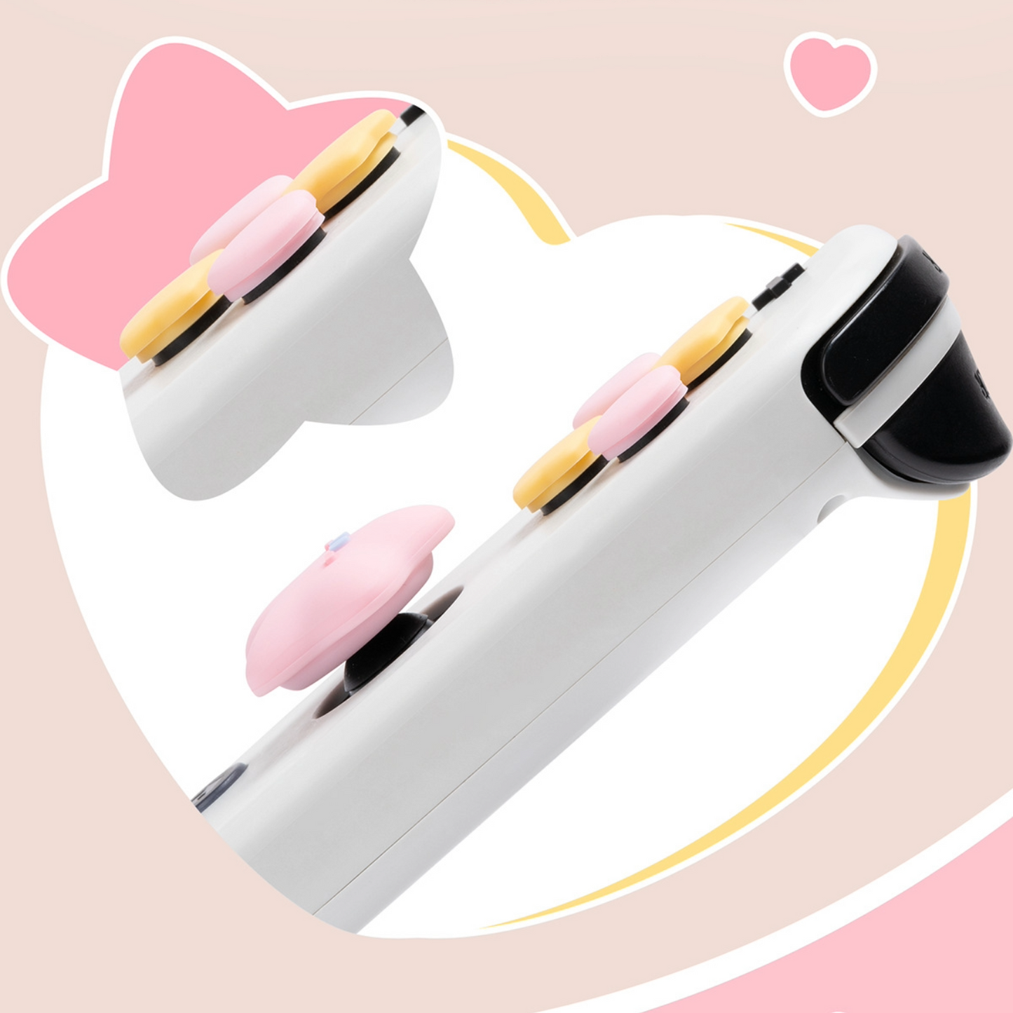 Nintendo Switch Thumb Grip & Button Cap - Starbloom Pastel Set