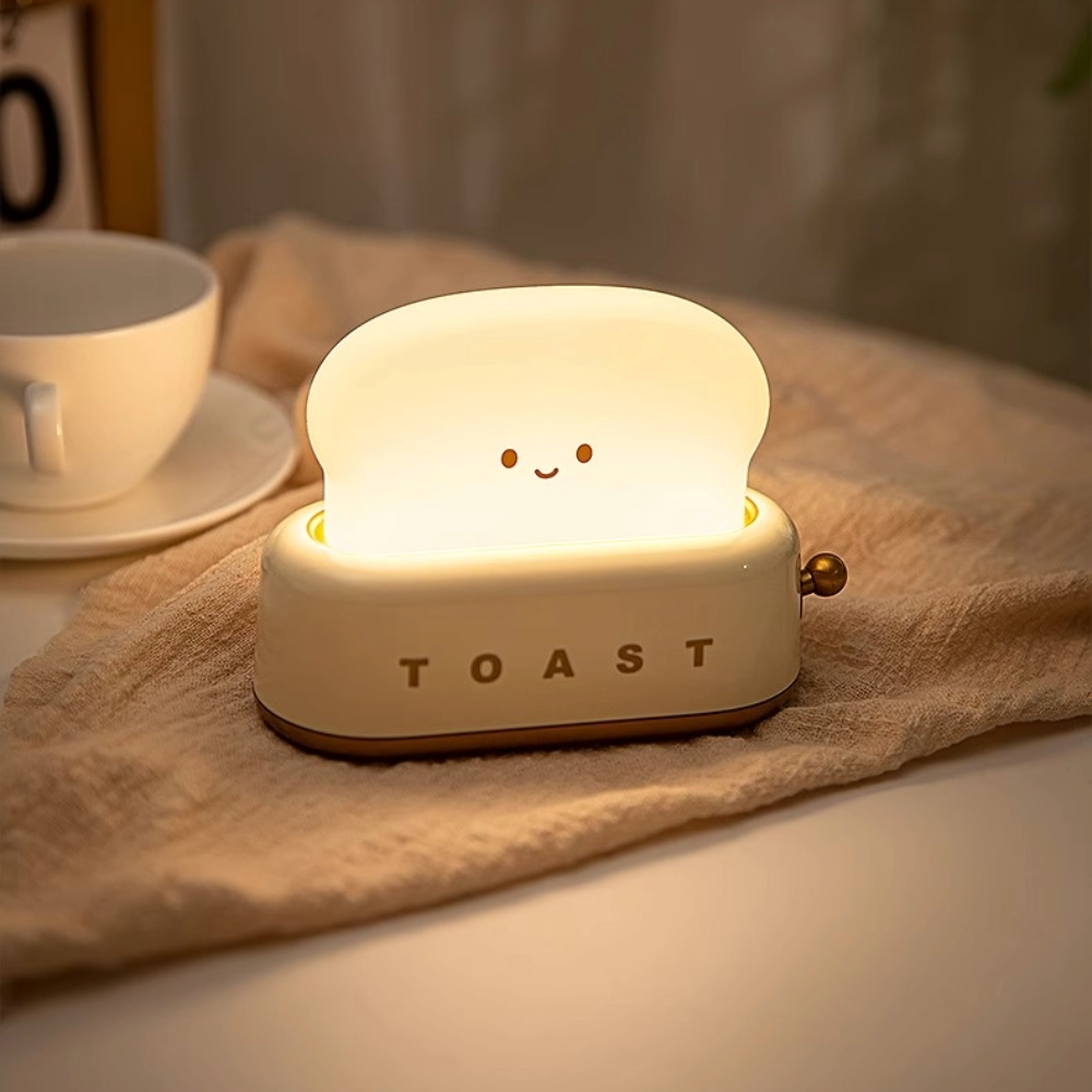 Cute Toast Night Light