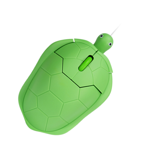 Kawaii Turtle Mouse Wireless or Wired Cute Animal Mouse, Silent Click, USB Plug-and-Play for Laptop PC Mac