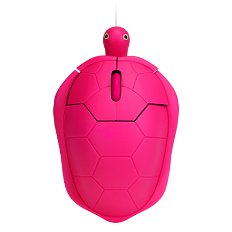 Kawaii Turtle Mouse Wireless or Wired Cute Animal Mouse, Silent Click, USB Plug-and-Play for Laptop PC Mac