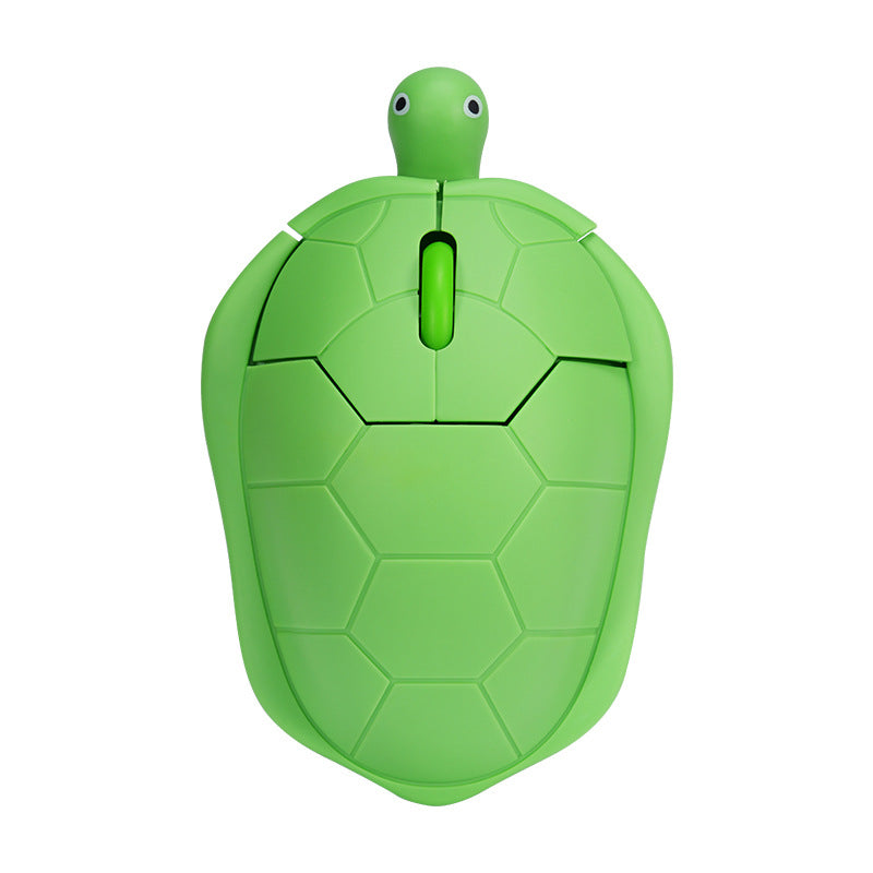 Kawaii Turtle Mouse Wireless or Wired Cute Animal Mouse, Silent Click, USB Plug-and-Play for Laptop PC Mac