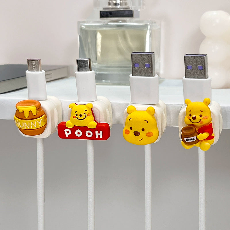 Magnetic Cable Holder with Adorable Characters