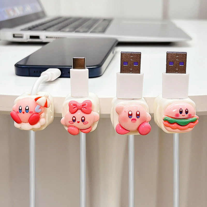 Magnetic Cable Holder with Adorable Characters
