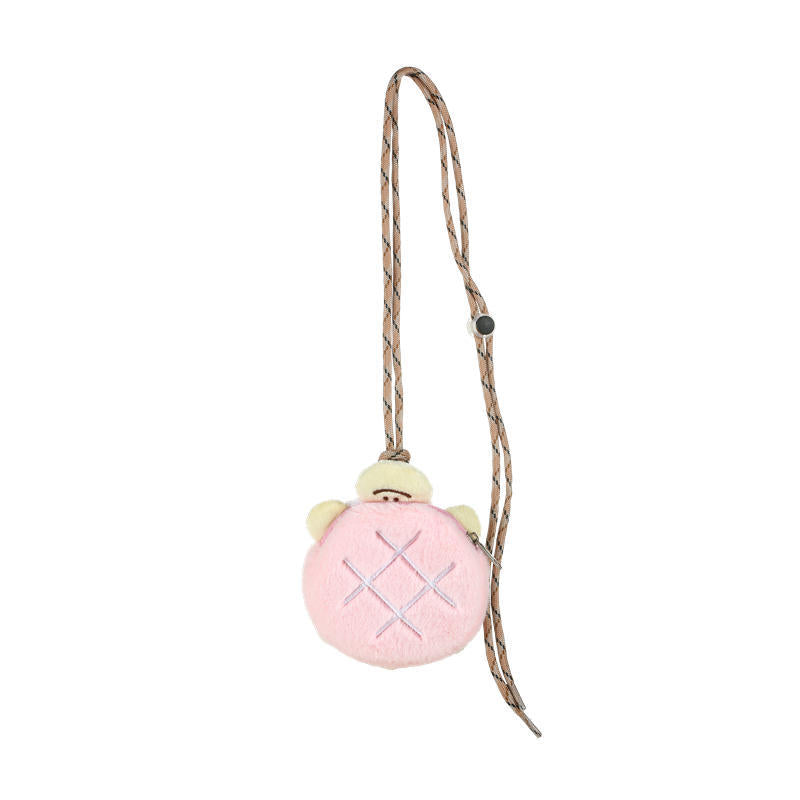 Kawaii Turtle Plush Collection Seat Cushion, Pen Case, Coin Purse & Halterneck Bag