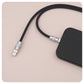 2-in-1 Fast Charging Spiral Cable  Magnetic, Dual Port USB-C & USB-A Options, iPhone & Android Compatible, 100W Max, 15 Colors