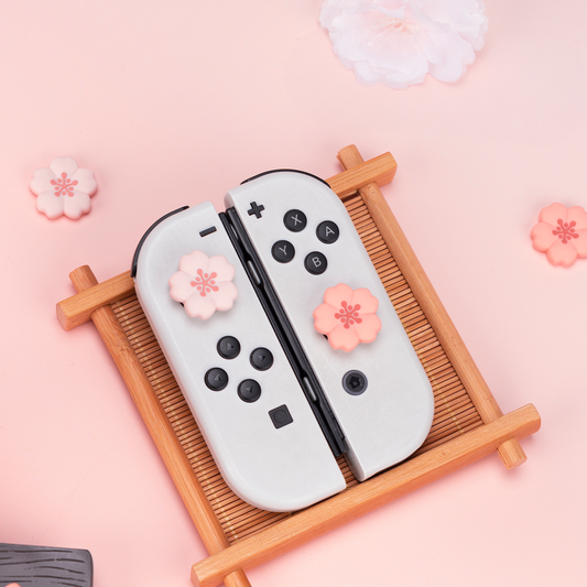 Nintendo Switch Thumb Grips  Sakura Blossom Joystick Cap Set