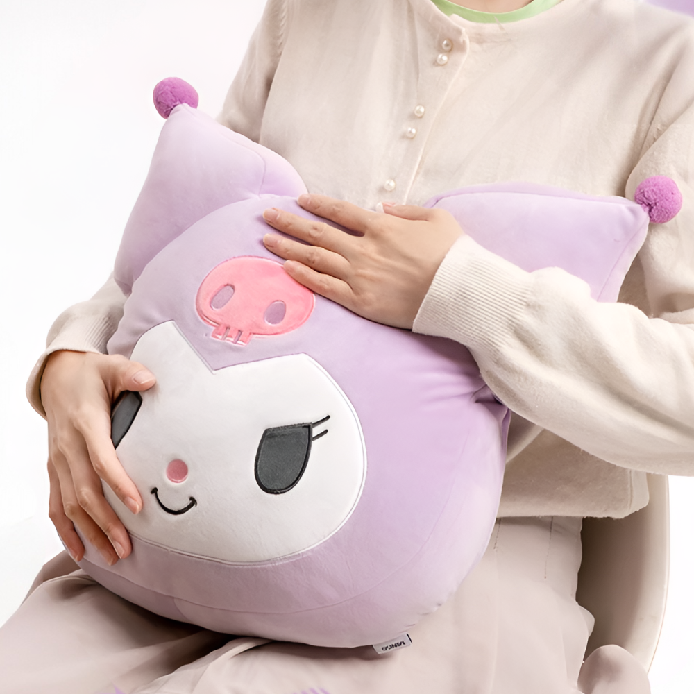 Sanrio Backrest Pillow  Soft Plush Chair Cushion for Cozy Support