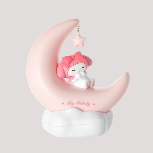 Sanrio Moon Light Night Lamp  Cute Character Glow Decor