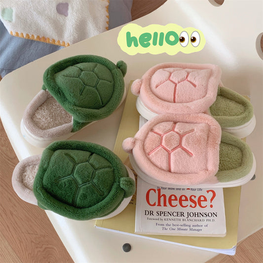 Kawaii Turtle Slippers  Soft Foam House Slides with Non-Slip Sole, Cozy Cute Home Shoes for Women & Teens
