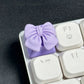 Cute 3D bow ribbon artisan resin keycap for Cherry MX mechanical keyboard