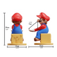 Kawaii Mario Gamepad Holder Stand - Cute Gaming Controller Display for PS5 Xbox Desktop Organizer - Aesthetic Character Figure Bracket for Gamer Girls