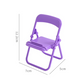 Mini Folding Chair Phone Stand  Cute Desktop Display for Figures & Smartphones