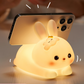 Cloud Bunny Night Light  Soft Glow, Touch Control & Phone Holder