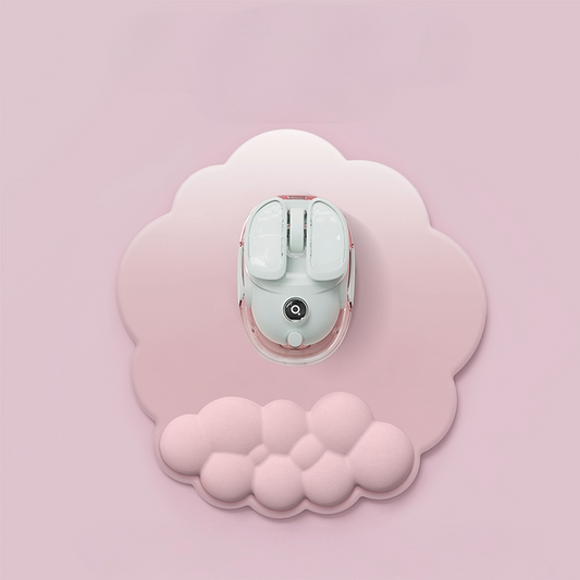 Cloud shaped soft silicone mouse wrist rest pad ergonomic support