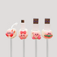 Magnetic Cable Holder with Adorable Characters