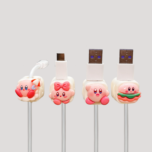 Magnetic Cable Holder with Adorable Characters