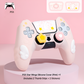 Kawaii Star Wings Silicone Controller Cover for PS5 Xbox Switch Pro - Cute Pastel Gaming Accessories with Thumb Grips & Stickers