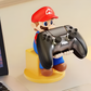 Kawaii Mario Gamepad Holder Stand - Cute Gaming Controller Display for PS5 Xbox Desktop Organizer - Aesthetic Character Figure Bracket for Gamer Girls