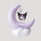 Sanrio Moon Light Night Lamp  Cute Character Glow Decor