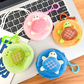Kawaii Turtle Plush Coin Purse with Clip  Round Zipper Wallet & Bag Charm
