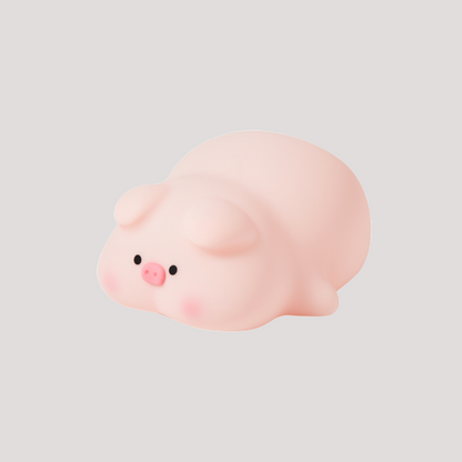 Piggy Mood Light  Soft Silicone Touch Lamp