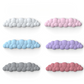 Cloud Keyboard Wrist Rest Set - Soft PU Leather Ergonomic Hand Support Pad with Mouse Pad - Cute Office Desk Accessories