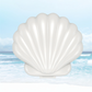 Shell Bluetooth Speaker with LED Lights - Portable Wireless Ocean Wave Projector - Aesthetic Night Light with Music for Bedroom Decor