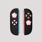 Kawaii Heart Joystick & Keycap Set for Nintendo Switch2 Cute Grip Covers for Joycon Controllers