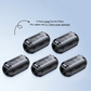 Snap-Back Ferrite Core for Cable Management  2 Sizes for Clean Desk Setups