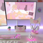 Magical Heart Switch Dock Cover  Cute Angel Wings Stand for Nintendo Switch Console