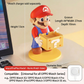 Kawaii Mario Watch Charging Stand - Cute Gaming Character Smartwatch Holder for Apple Watch Desk Organizer - Aesthetic Question Block Display Stand for Gamer Girls