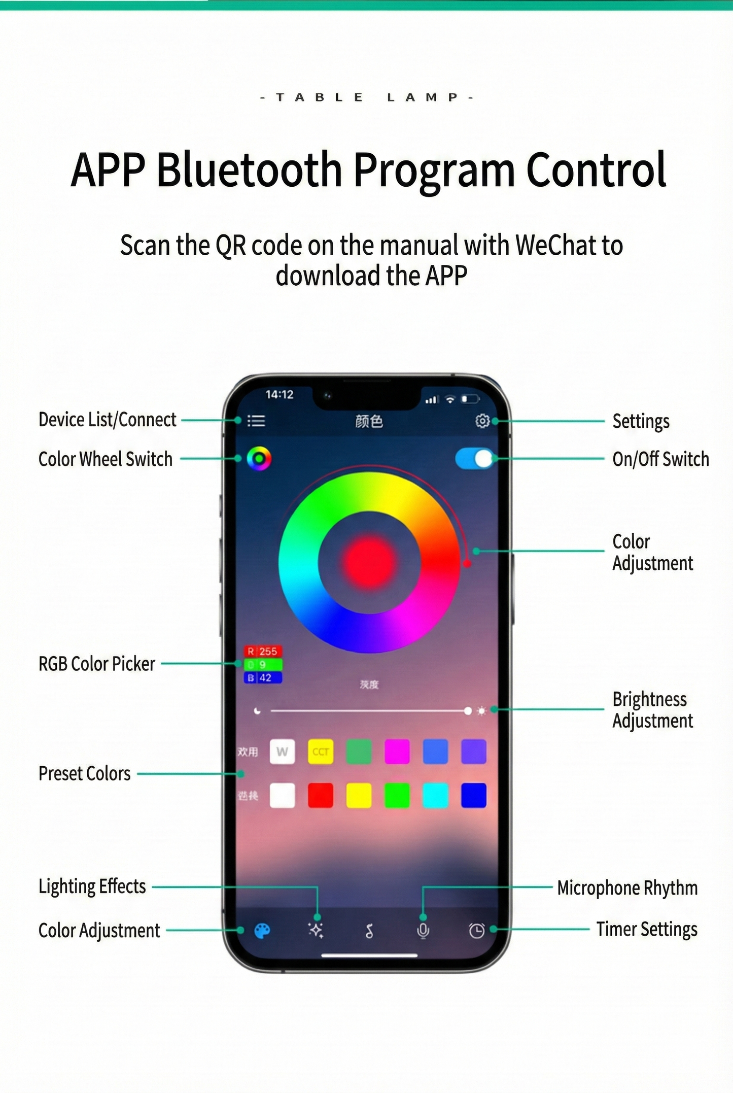 Kawaii Water Ripple Acrylic LED Mood Light - Cute 16-Color Changing Night Light with Remote & APP Control - Aesthetic Cube Atmosphere Lamp for Gaming Room Bedroom - Rechargeable Aurora Starry Sky Light for Gamer Girls