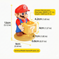 Kawaii Mario Watch Charging Stand - Cute Gaming Character Smartwatch Holder for Apple Watch Desk Organizer - Aesthetic Question Block Display Stand for Gamer Girls