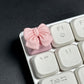 Cute 3D bow ribbon artisan resin keycap for Cherry MX mechanical keyboard