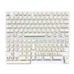 Milky cat PBT keycap set cute pastel animal for mechanical keyboard